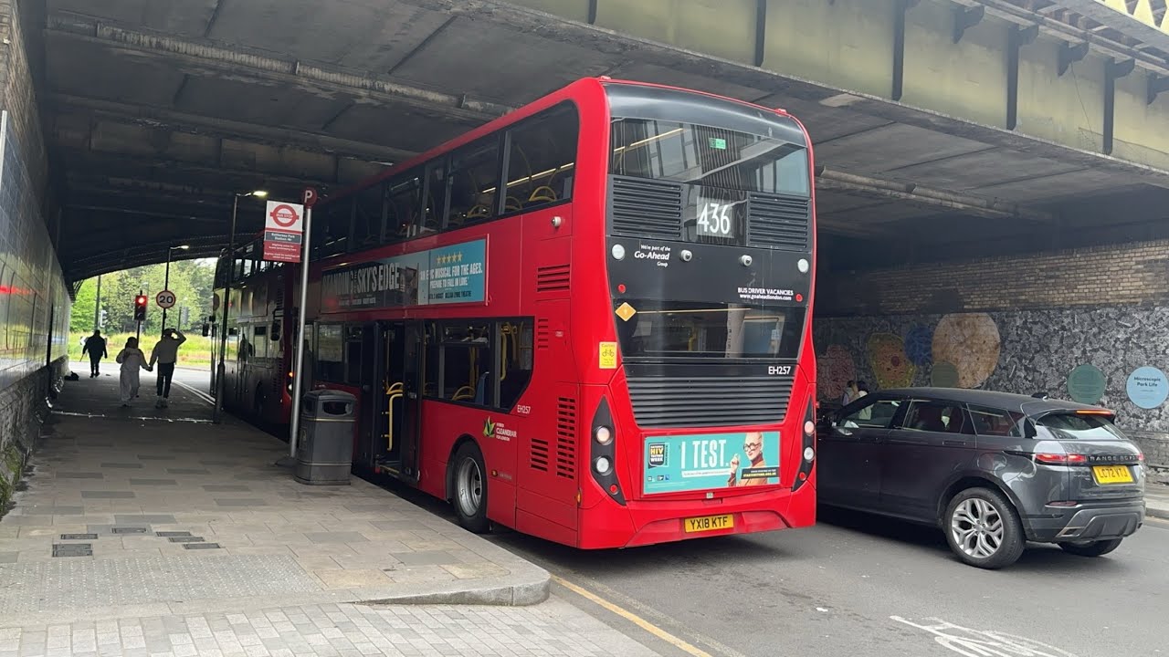 *Fast Driver* Journey on route 436 to Battersea Park Station| Go-Ahead London EH257 YX18KTF