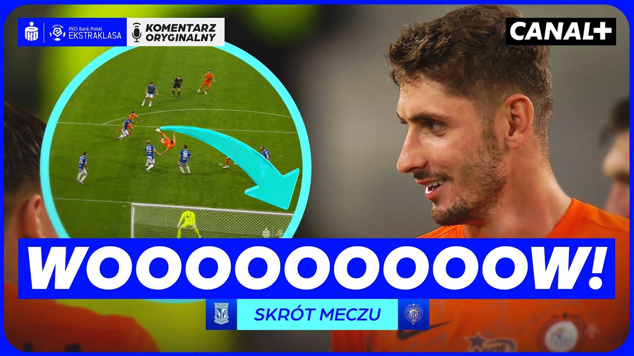 ALEKS WIELKI! GENIALNY GOL Z PRZEWROTKI! LECH - KGHM ZAGŁĘBIE, SKRÓT MECZU