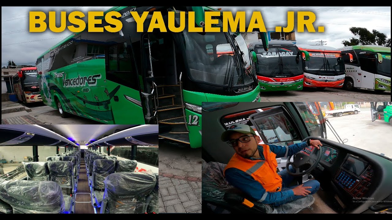 CON LOS MEJORES BUSES  INTERPROVINCIALES  DEL  ECUADOR  CARROCERIAS  YAULEMA  JR