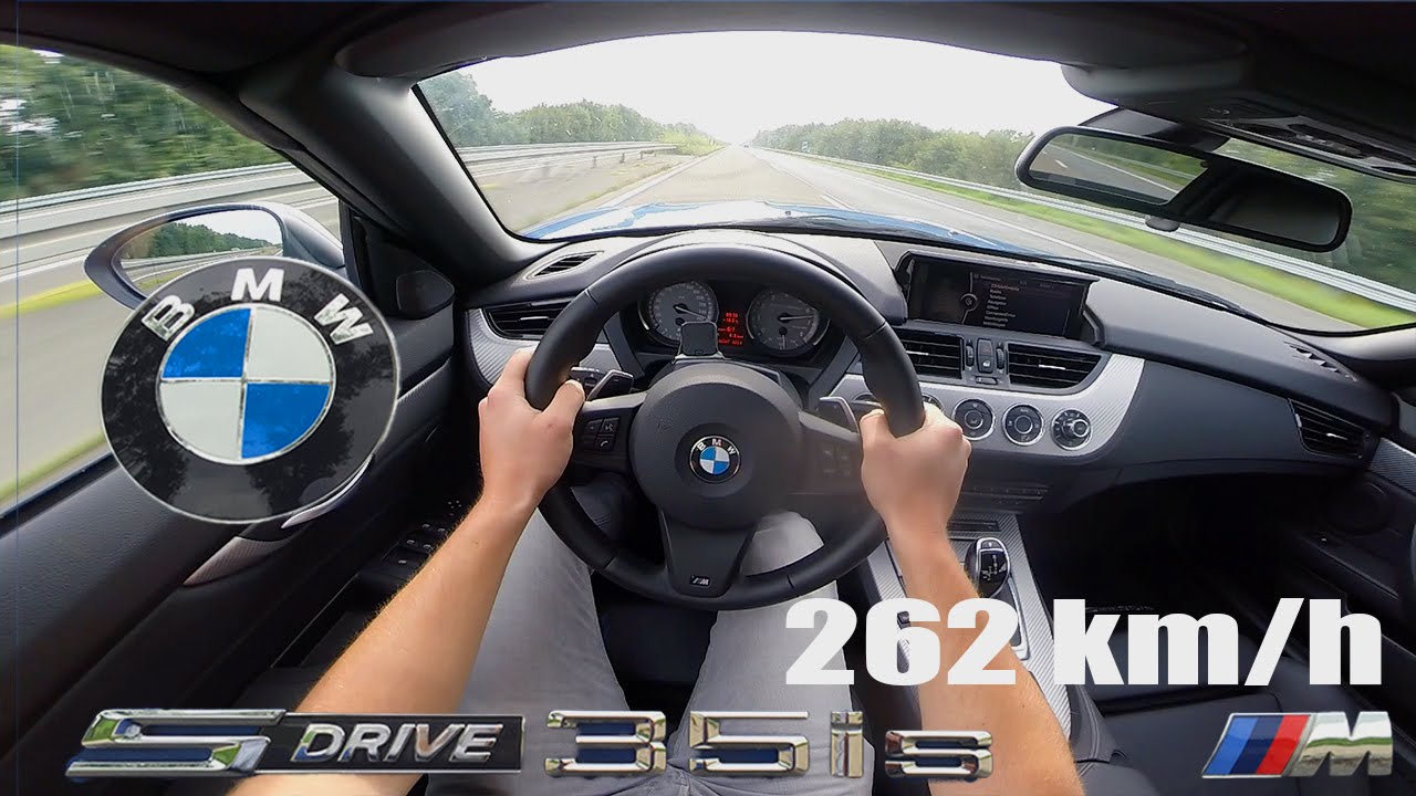 BMW Z4 35is Test Drive POV Autobahn 262 km/h TOP SPEED Sound & Acceleration