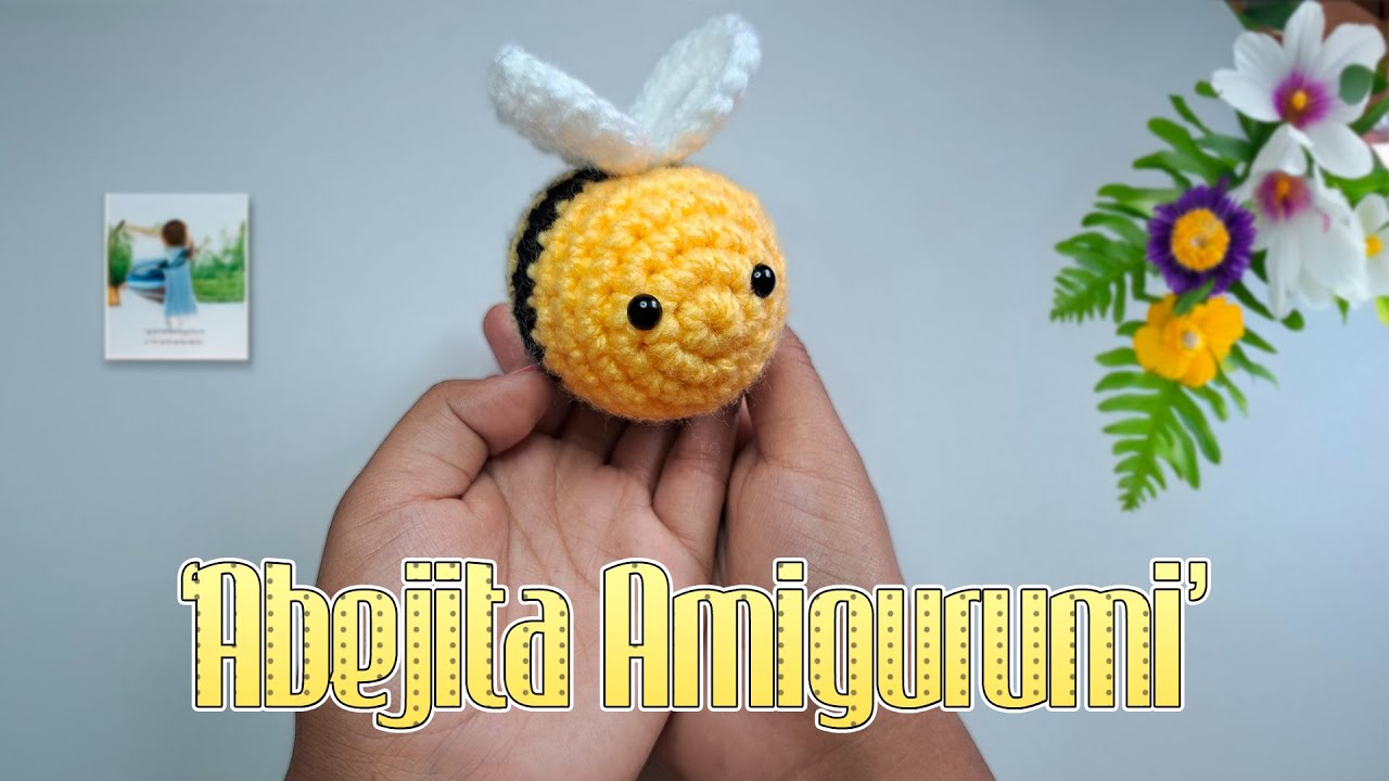 ABEJA AMIGURUMI A CROCHET PASO A PASO 🐝