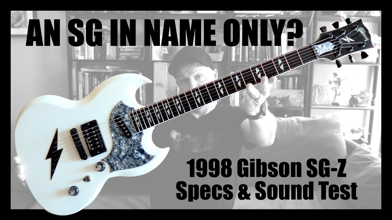 The 1998 Gibson SG-Z is one of the weirder SG's ever released...