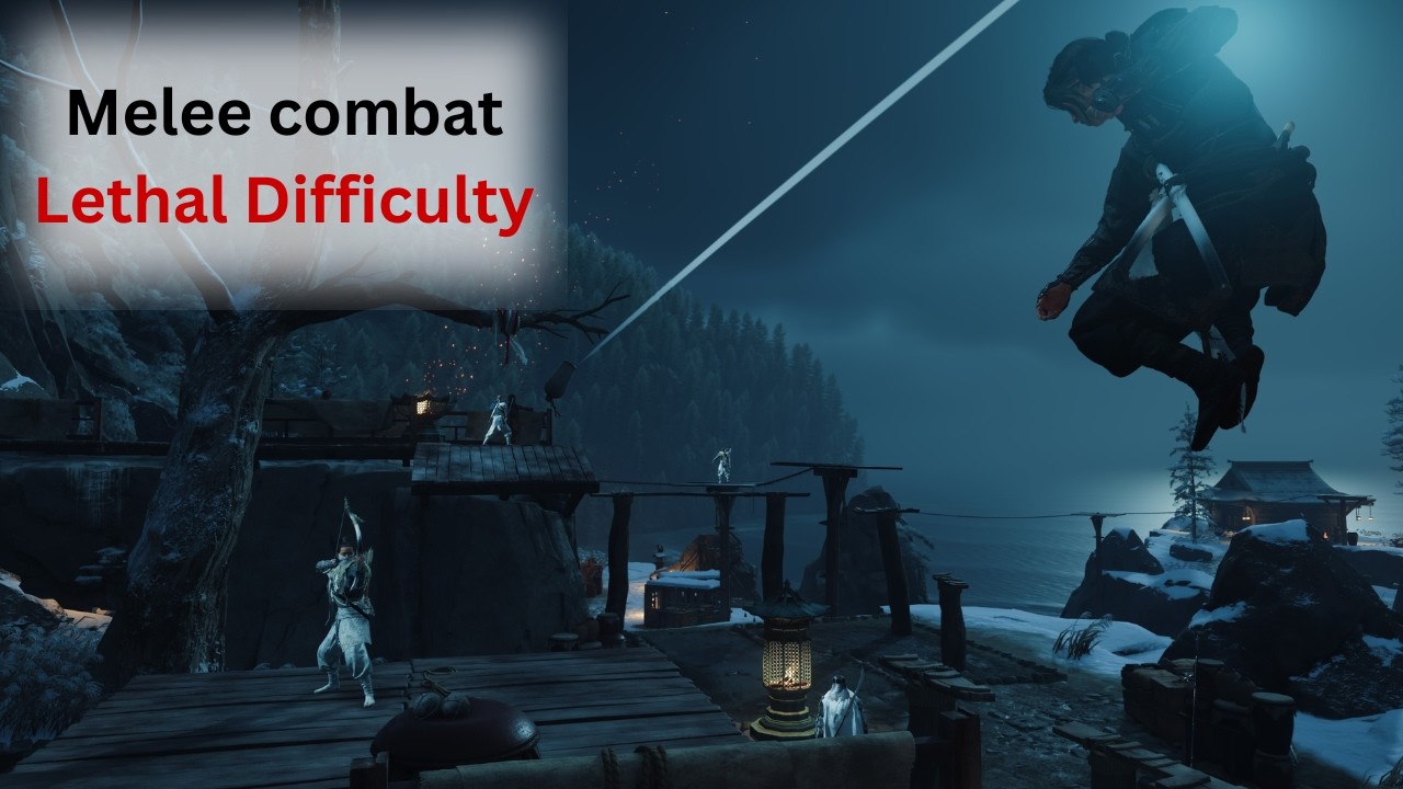 Ghost of Yotei - Melee Combat - Lethal difficulty - No stealth - Cape Inari Hideout