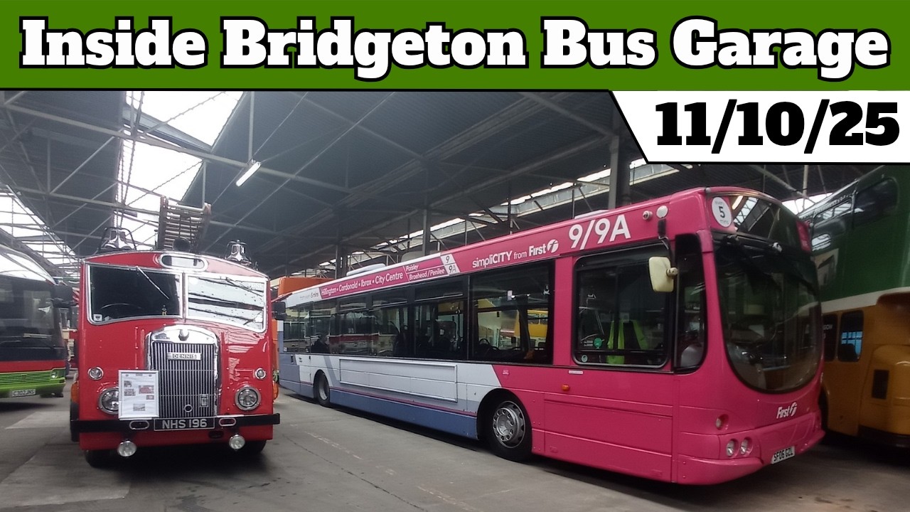 Bridgeton Bus Garage open weekend 2025 | Heritage Fleet on display & Bus spotting. 