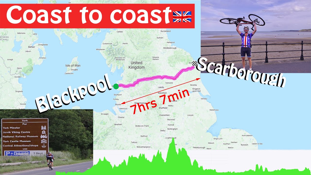 Cycling Coast to coast Blackpool to Scarborough