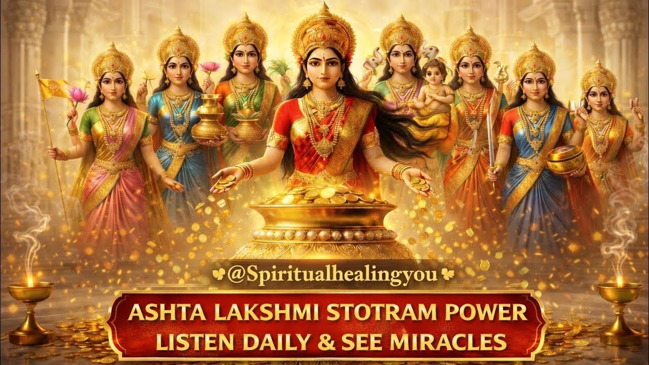 🟥LIVE 💰ASHTA LAKSHMI STOTRAM Attract Money Fast Activate 8 Forms of Lakshmi & Unlock Wealth Energy