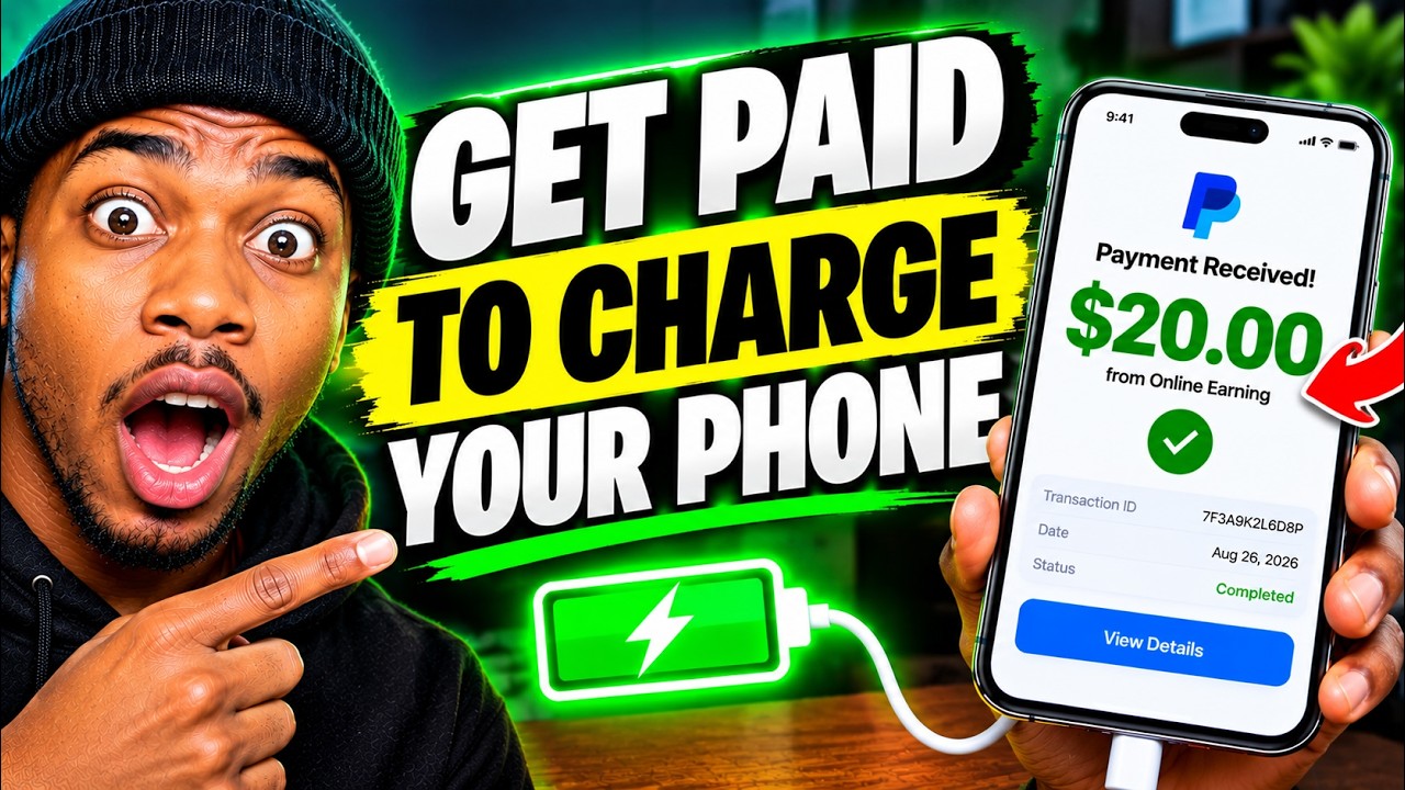 I GOT PAID $20 JUST TO CHARGE MY PHONE | PAYMENT PROOF 2026