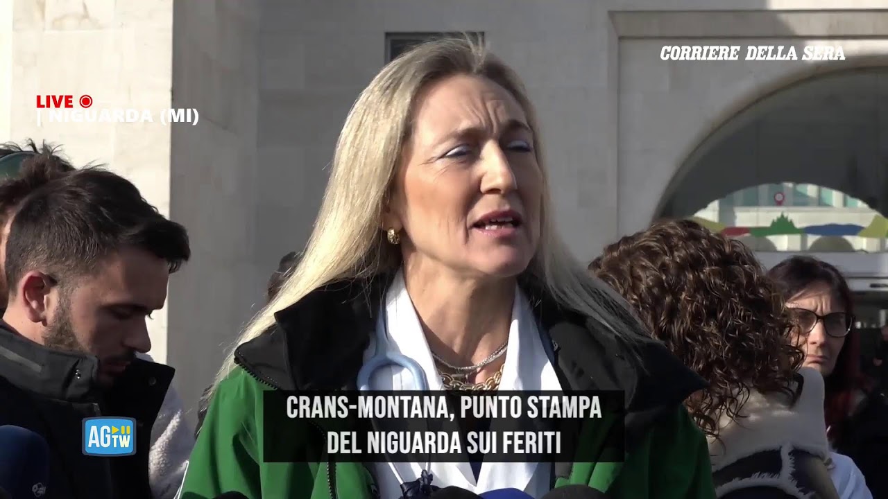Crans-Montana, punto stampa sui feriti