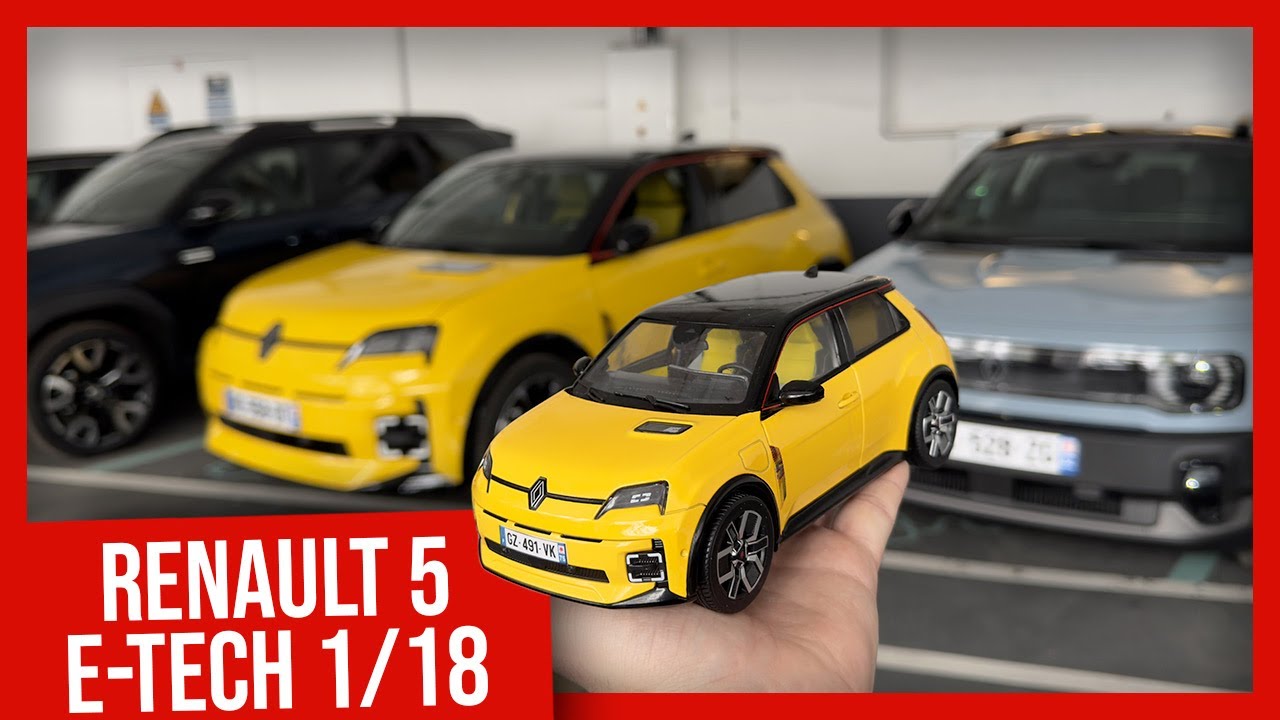 NOREV a-t-elle réussi la Renault 5 E-Tech au 1/18 ?