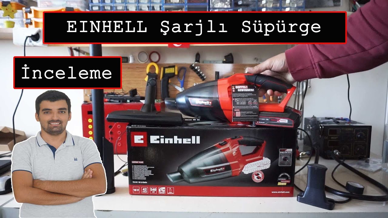 Einhell Şarjlı El Süpürgesi Einhell TE VC 18 Li Solo İnceleme