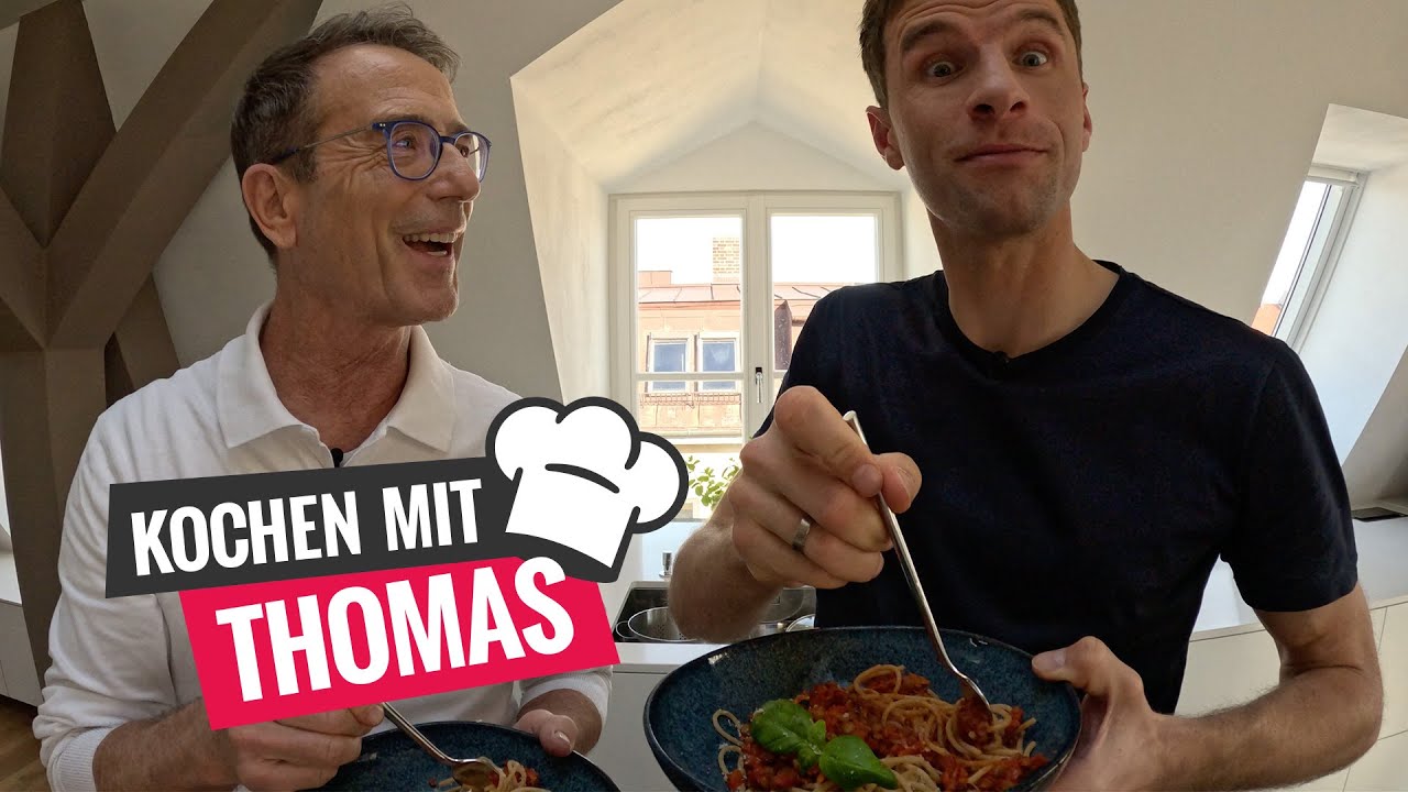 Spaghetti Bolognese mal ganz anders und 100% gesund mit Ernährungs-Doc Riedl und Thomas Müller