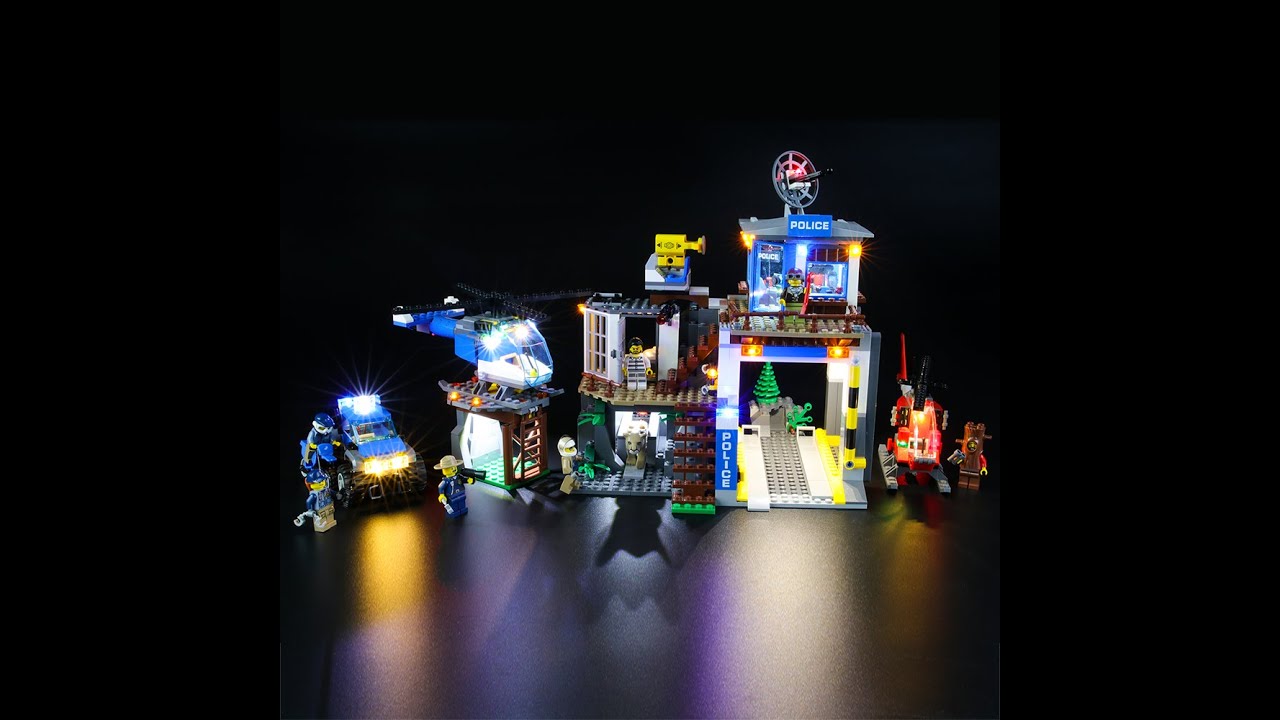 BriksMax Light Kit For Lego Mountain Police Headquarters 60174