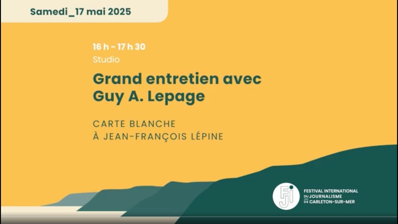 GRAND ENTRETIEN AVEC GUY A. LEPAGE