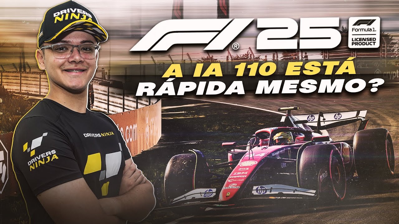 F1 25 - SERÁ QUE A IA 110% É RÁPIDA MESMO?