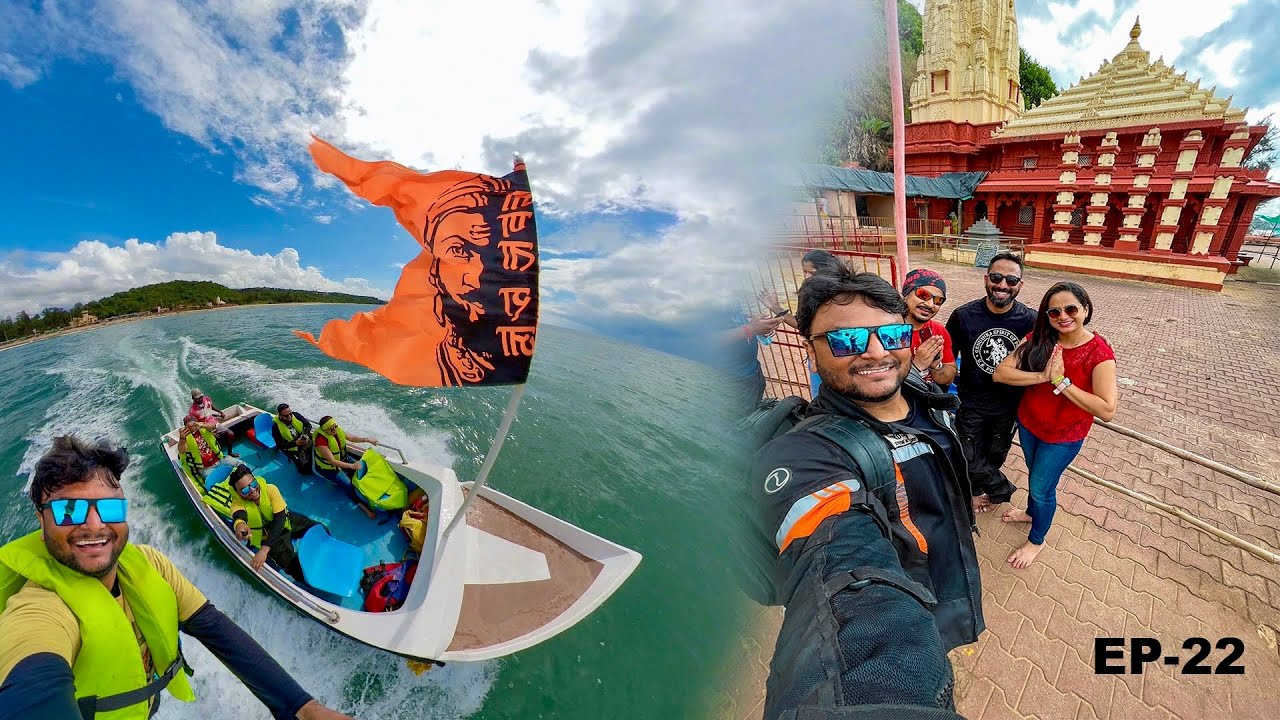 जय महाराष्ट्र 🔥 कोंकण RIDE 🏍GANPATIPULE - JAIGAD - ARE WARE - RATNAGIRI | Ep. 22