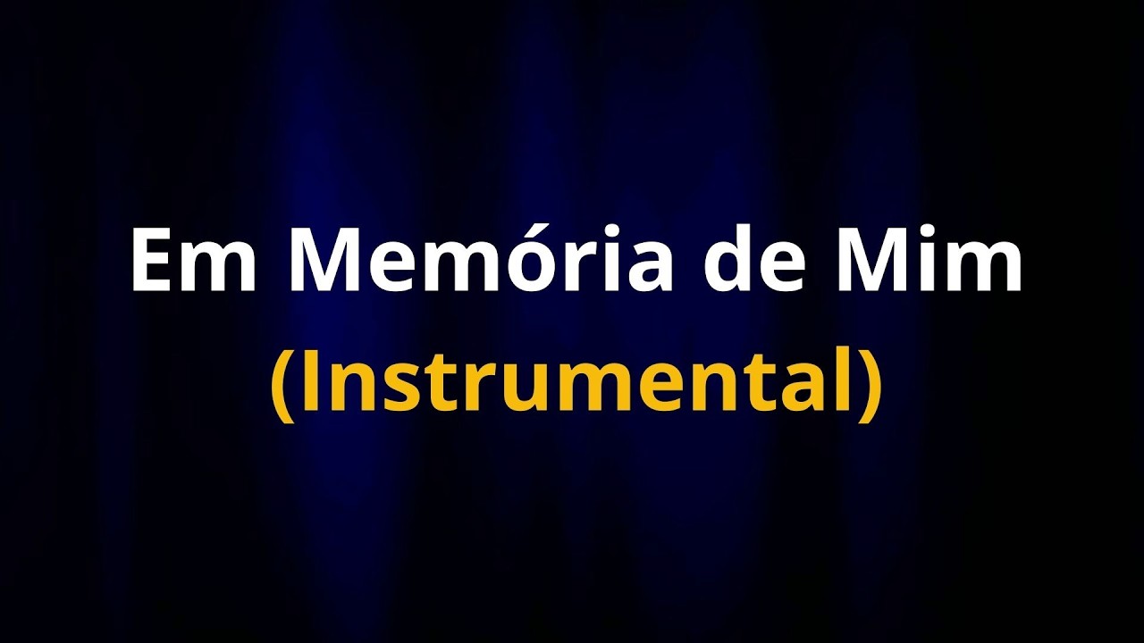 Fernando Rodrigues - Em Memória de Mim (Instrumental)