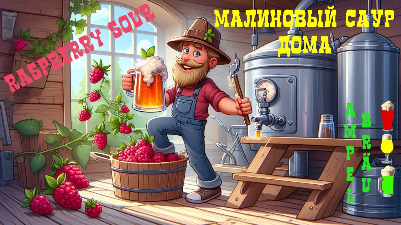 Варим пиво дома. Малиновый саур. PHILLY SOUR Lallemand. Бонус: Швейцарское крафтовое пиво.