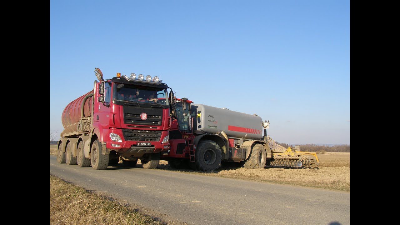 🔴Aplikace digestátu I Digestate application I 3x Tatra Phoenix🚛 I Holmer Terra Variant 585😍