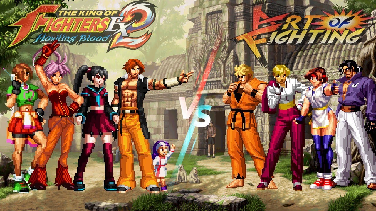 KOF EX Blood Team vs Art Of Fighting Team [Kof2002 Mugen]