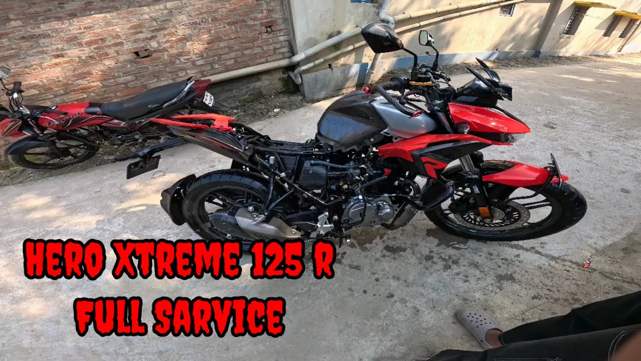 Hero Xtreme 125r Full sarvice At 14000 km 