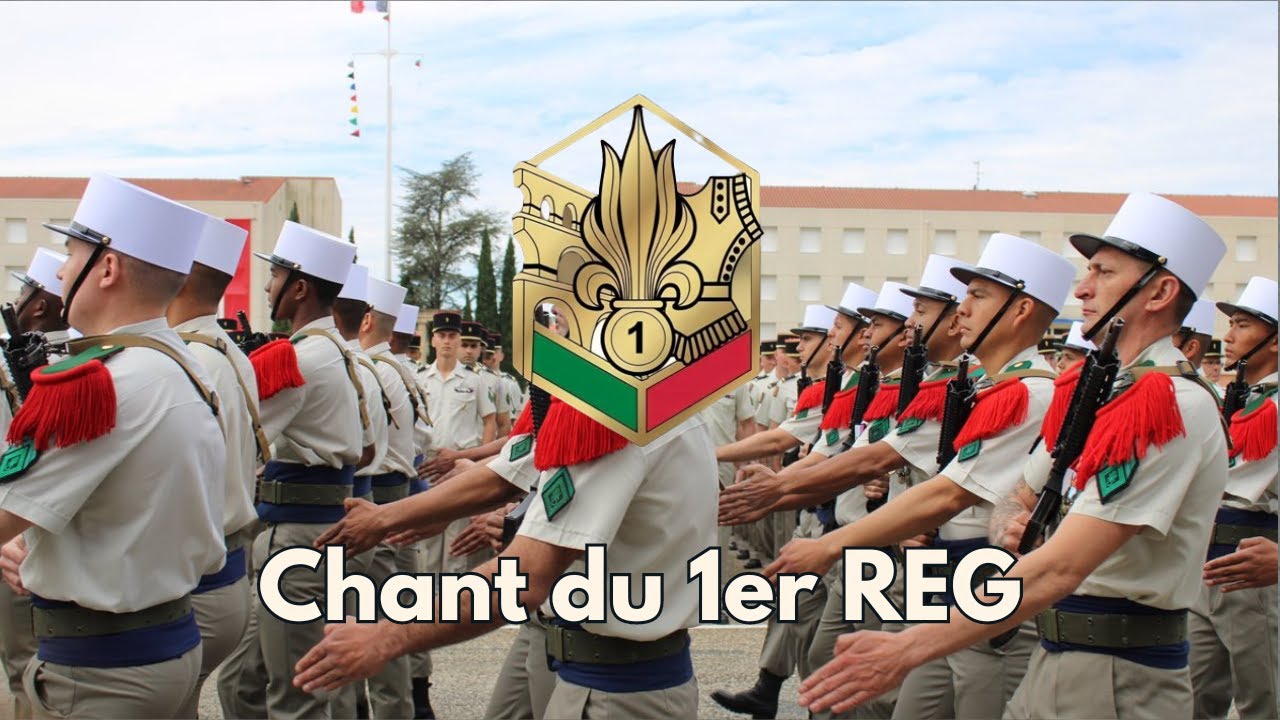 1er REG - Chant du 1er REG - Chant Militaire 💪🇫🇷 #armeefrancaise #militaire #france #legionetrangere