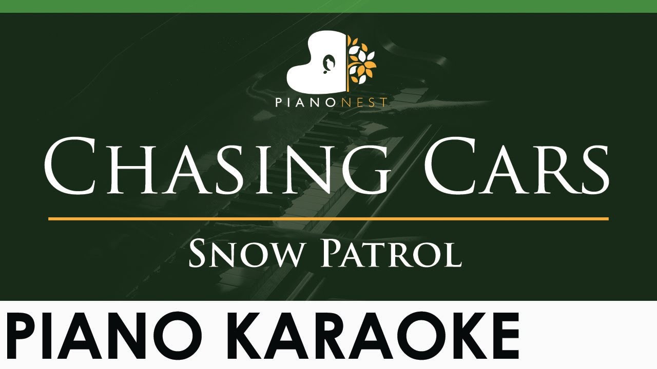 Snow Patrol - Chasing Cars - LOWER Key (Piano Karaoke Instrumental)