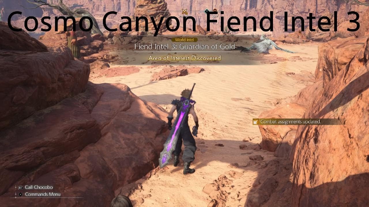 Cosmo Canyon Fiend Intel 3: Guardian of Gold