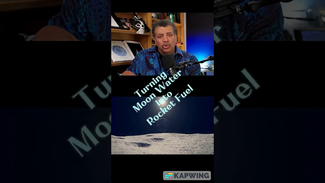 Neil deGrasse Tyson: Turning Moon Water into Rocket Fuel #neildegrassetyson  #cosmicaltalks