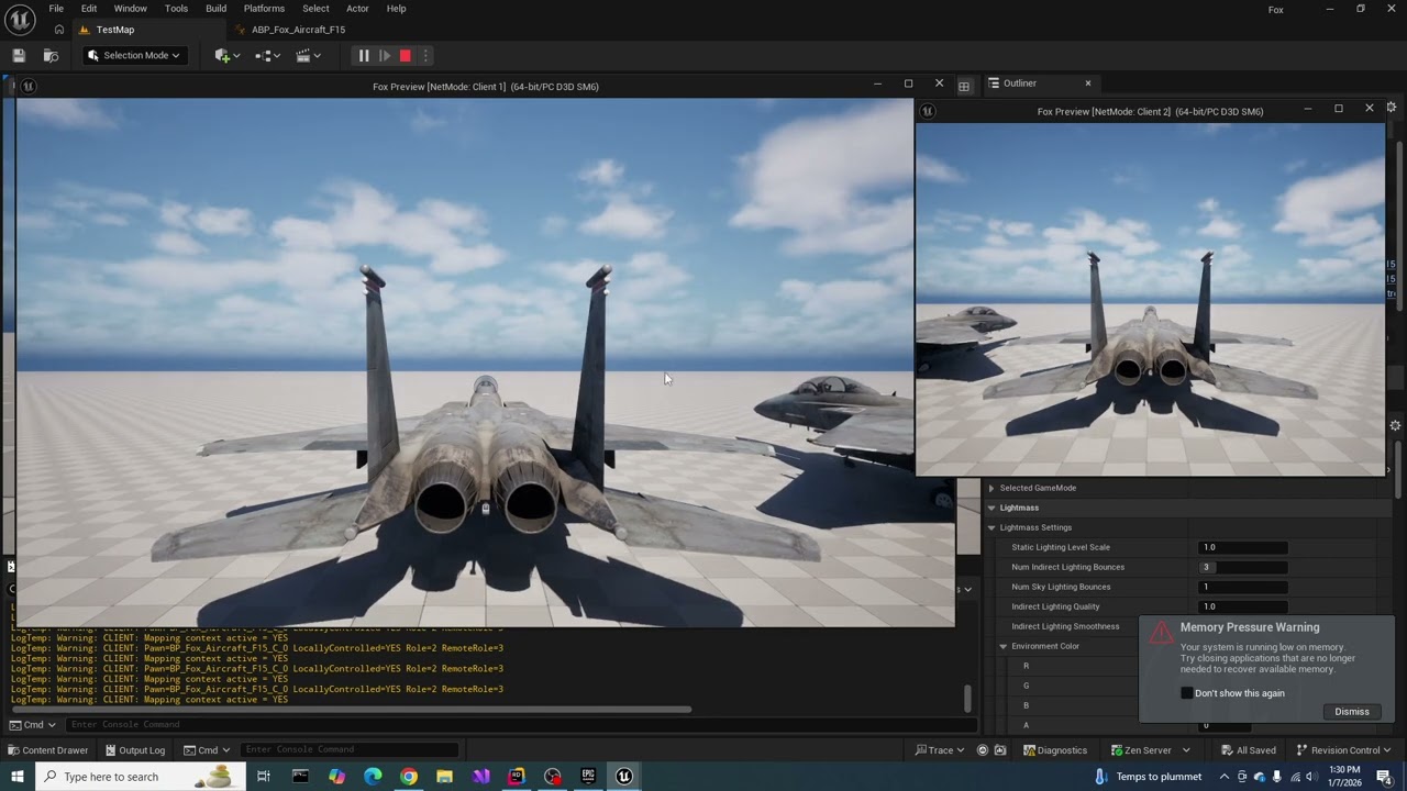 Unreal Engine C++ Flight Sim 8: Landing Gear Animation
