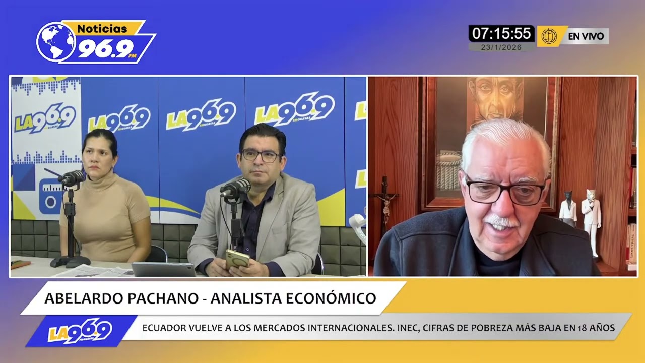 Inec, cifras de pobreza más baja e 18 años | Avelardo Pachano, anslista economico