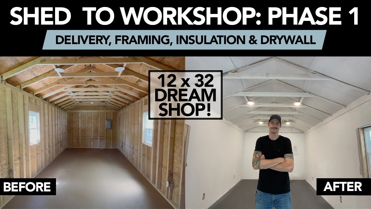 Tiny Shop with Morgan Hop: Episode 2 - Finishing The Shed