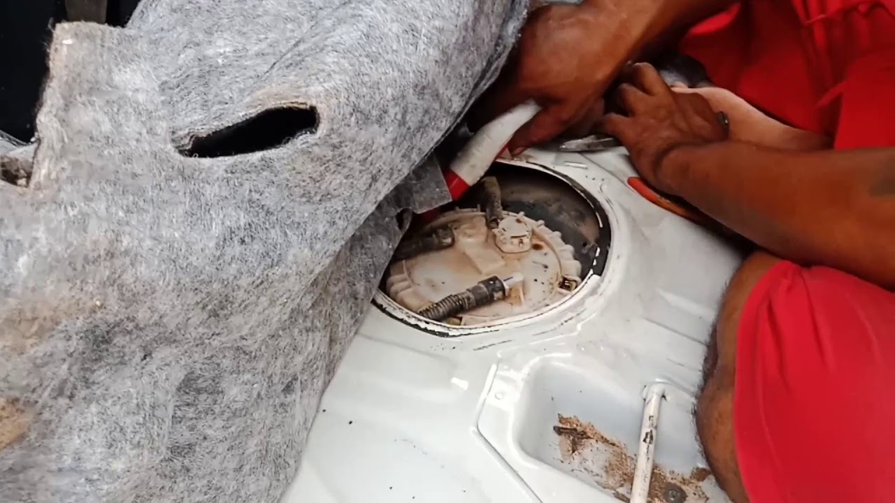Cara melepas fuel pamp sigra dan calya.