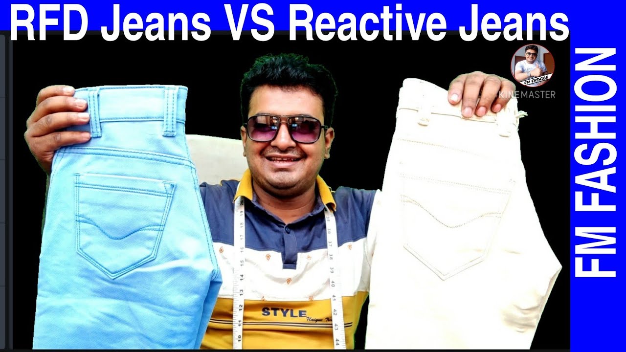 RFD Jeans 👖VS 👖Reactive Jeans.#Fm fashion.