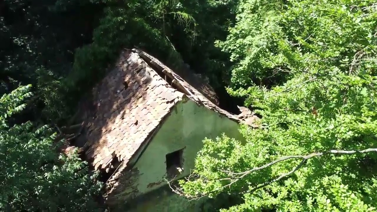 Schloss Greifenstein und die versunkenen G&auml;rten von oben