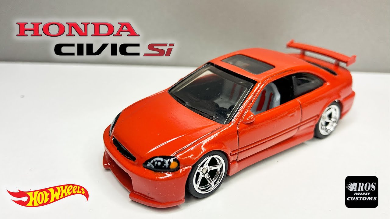 Honda Civic SI Hot Wheels     ホンダ シビック SI ホットウィールのカスタマイズ方法