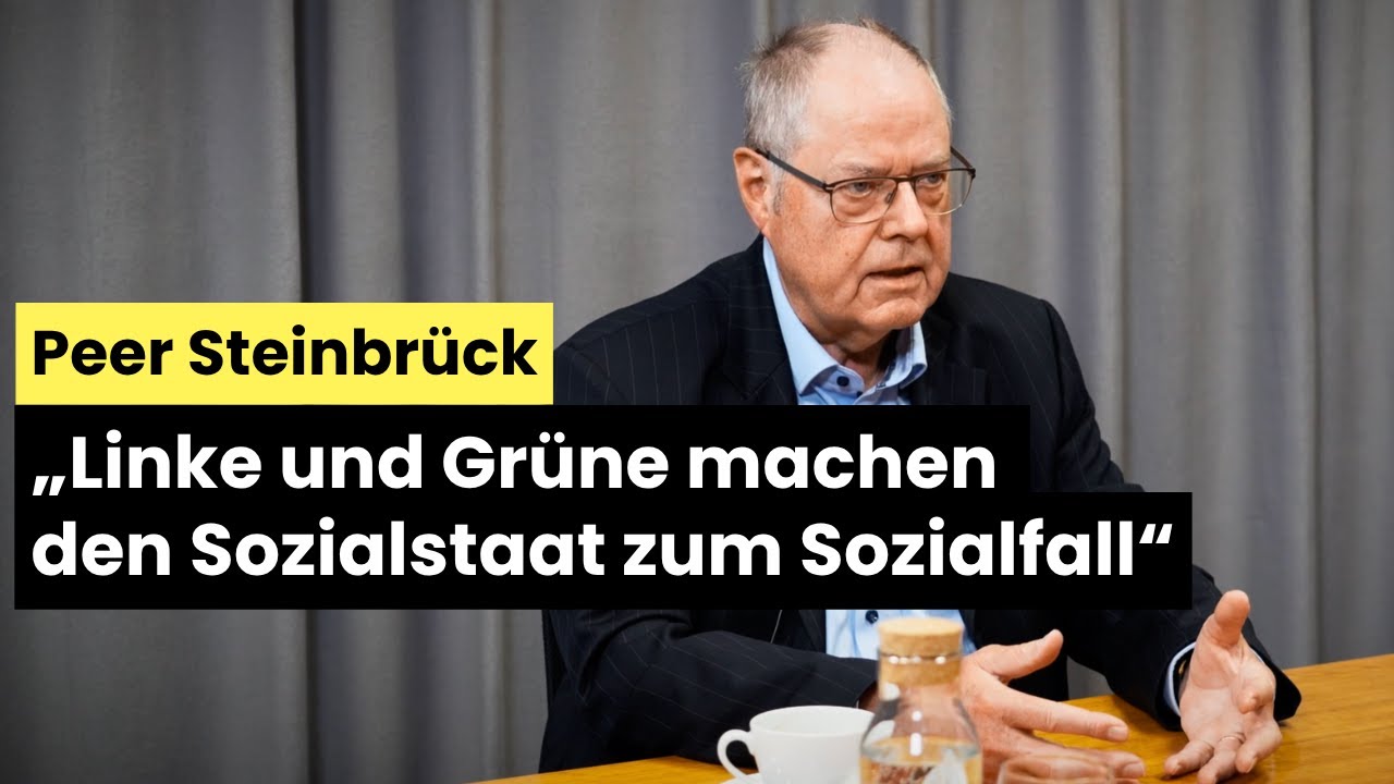 Peer Steinbrück – „Linke und Grüne machen den Sozialstaat zum Sozialfall“