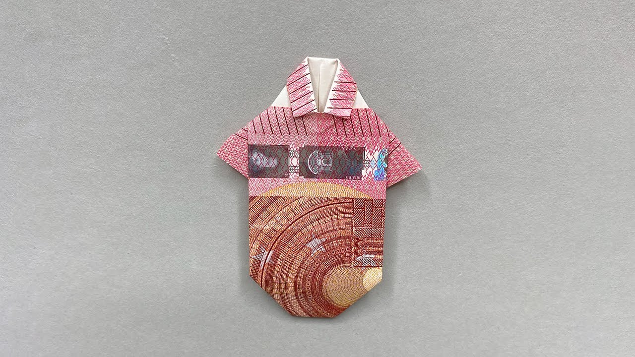 Origami-Kleidung: Wie man aus einem Geldschein ein süßes Baby-Body faltet 👶💰🎁