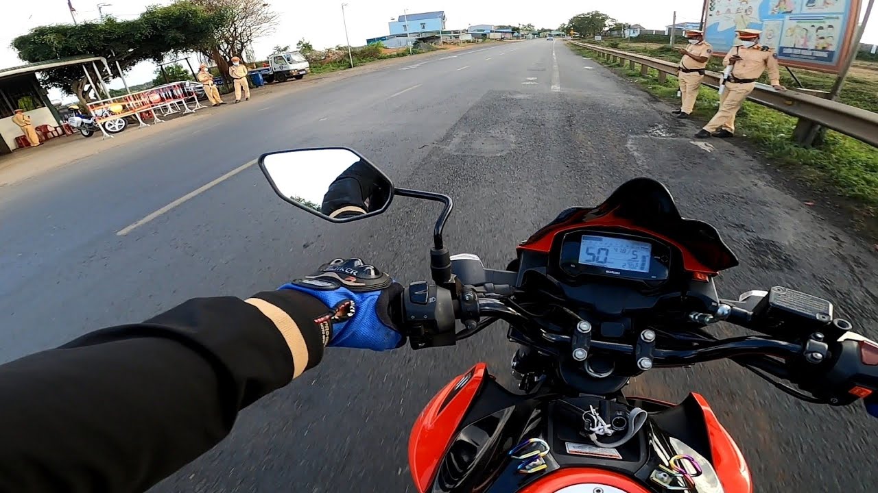Gsx bandit 150 chạy đèo