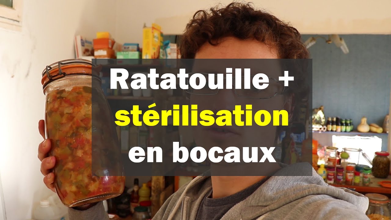 Recette de ratatouille et stérilisation en bocaux
