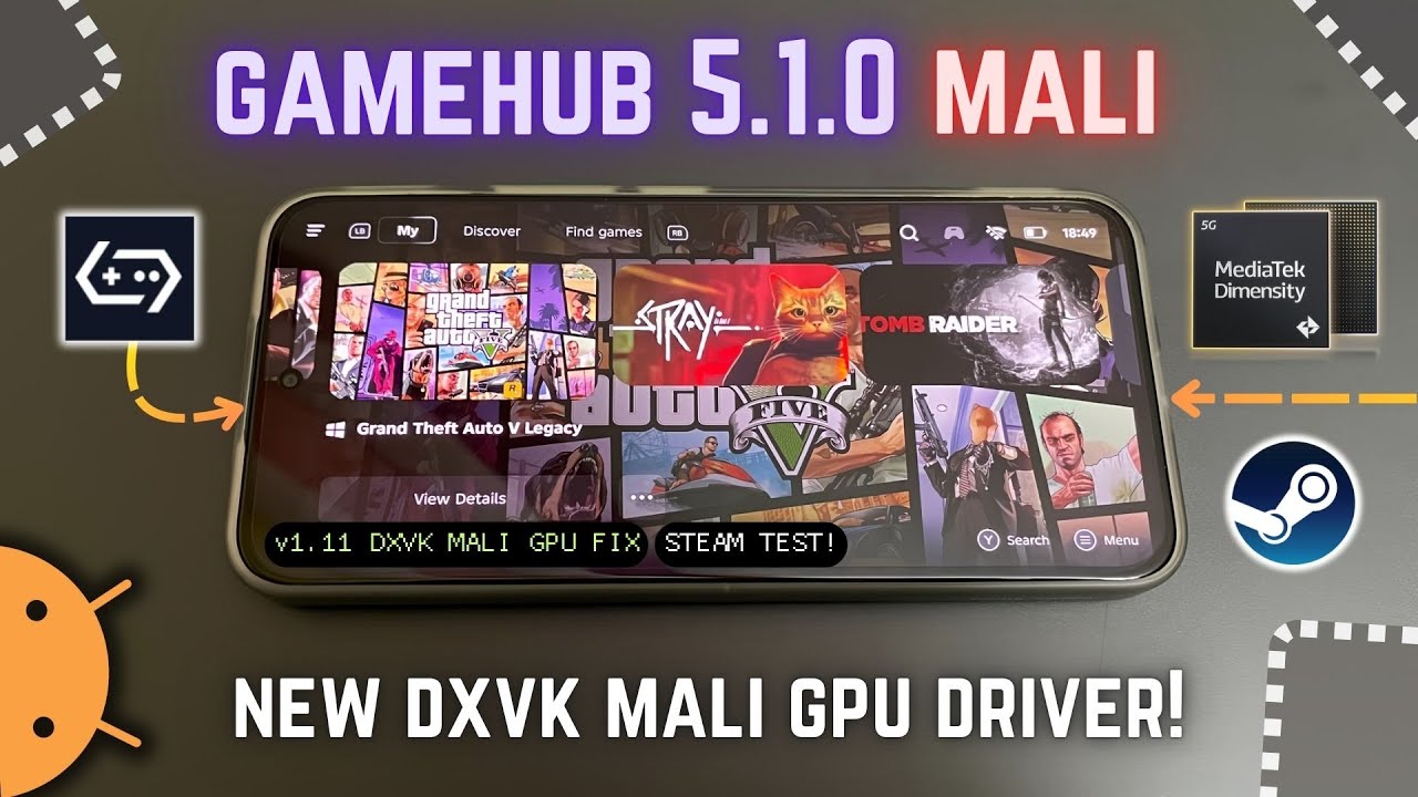 Тестирование GameHub Emulator 5.1.0 Mali GPU — лучшие настройки и игровой процесс в Steam!