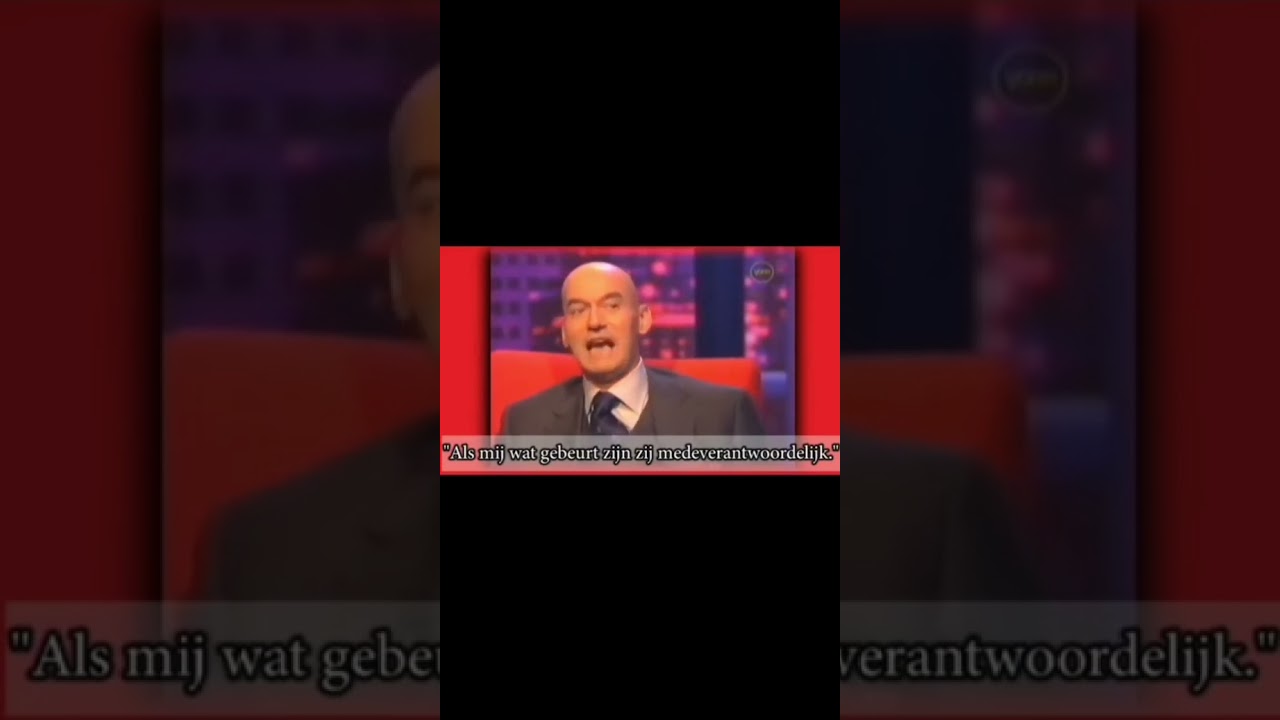 Pim Fortuyn, 90 dagen voor zijn overlijden, te gast bij Jensen. 