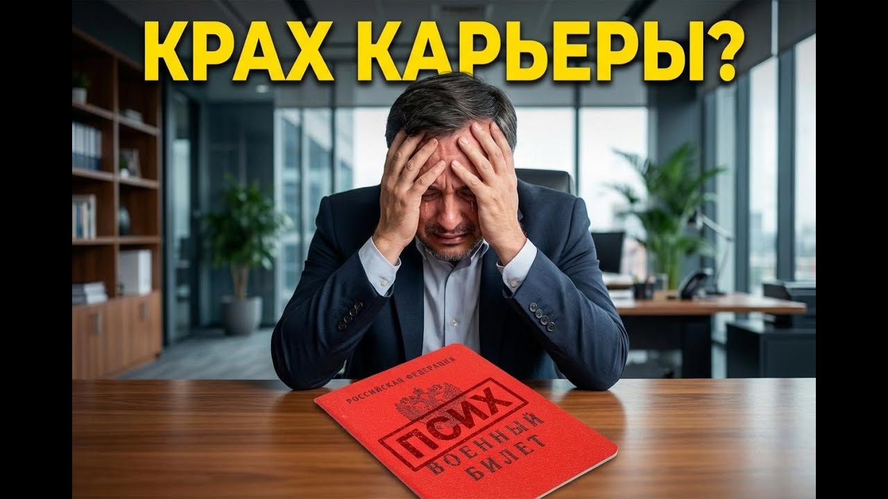 Военный билет по психиатрии. Конец карьере?