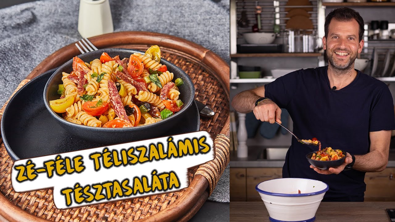 Zé-féle PICK Téliszalámis TÉSZTASALÁTA 🍝😋