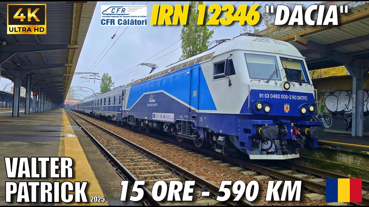 Dacia deviată pe urmele Trenului Minune 🚆 București - Arad | O călătorie exasperantă 😩 | 4K