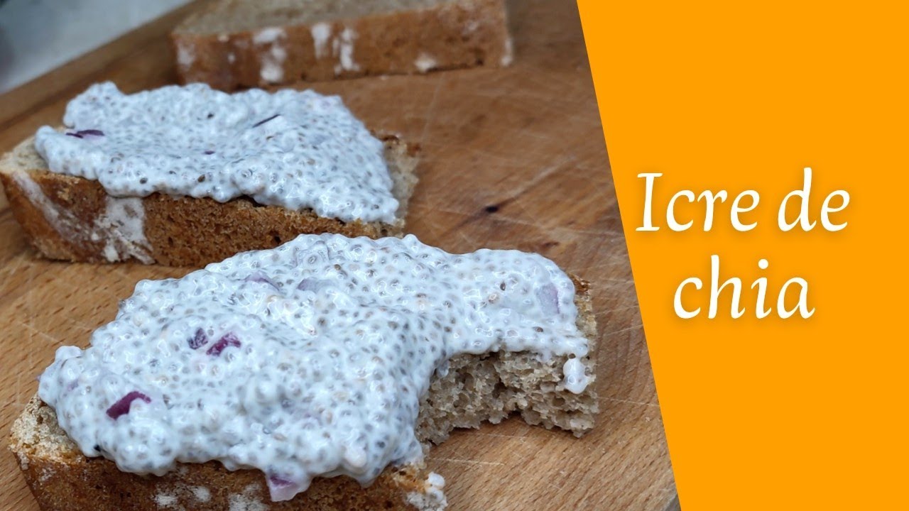 Icre vegan cu semințe de chia | Vegan de România