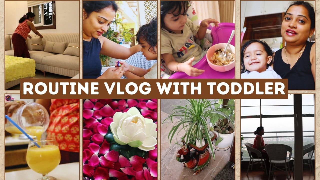 Indian Mom’s Evening to Morning Routine with Toddler 👶 | Real Mom Life | Indian Mom On Duty