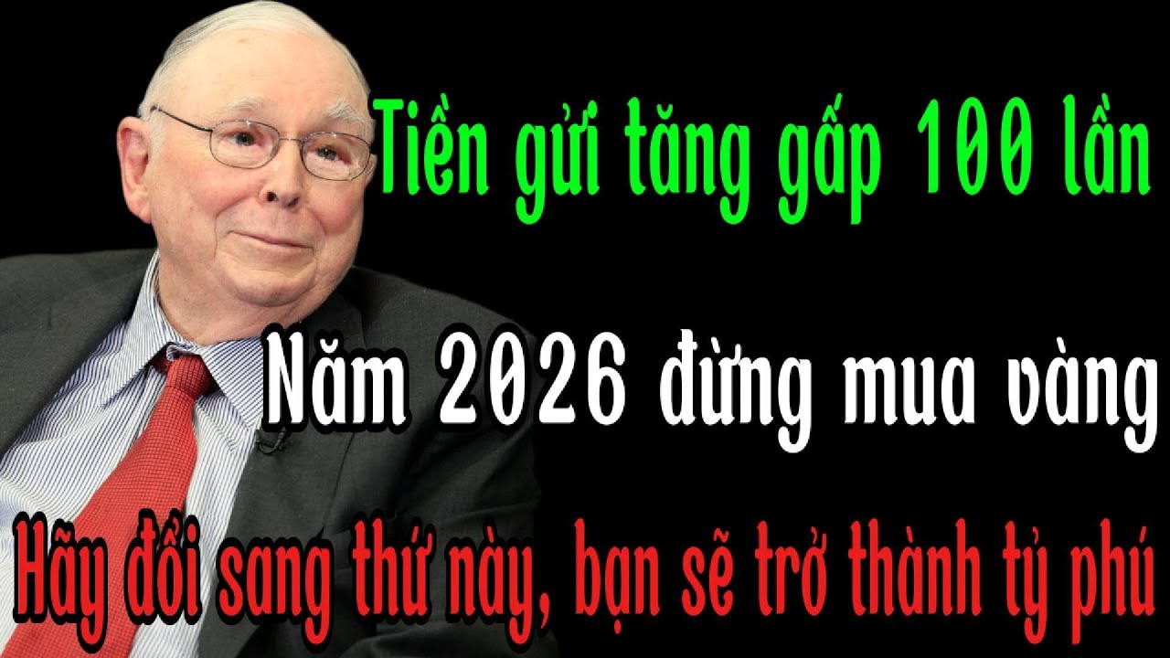 Năm 2026, vàng sẽ là gánh nặng. Muốn sống sót khủng hoảng, hãy chuyển sang cỗ máy kiếm tiền này.