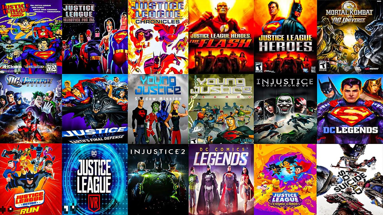 Эволюция игр серии JUSTICE LEAGUE (1995-2024)