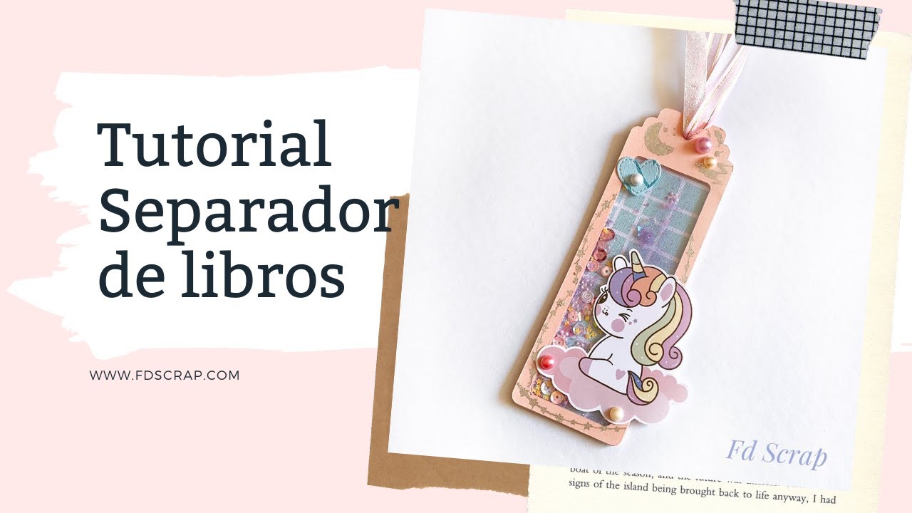 #TUTORIAL: HACEMOS UN SEPARADOR DE LIBROS / #SCRAP #DIY #SCRAPBOOK
