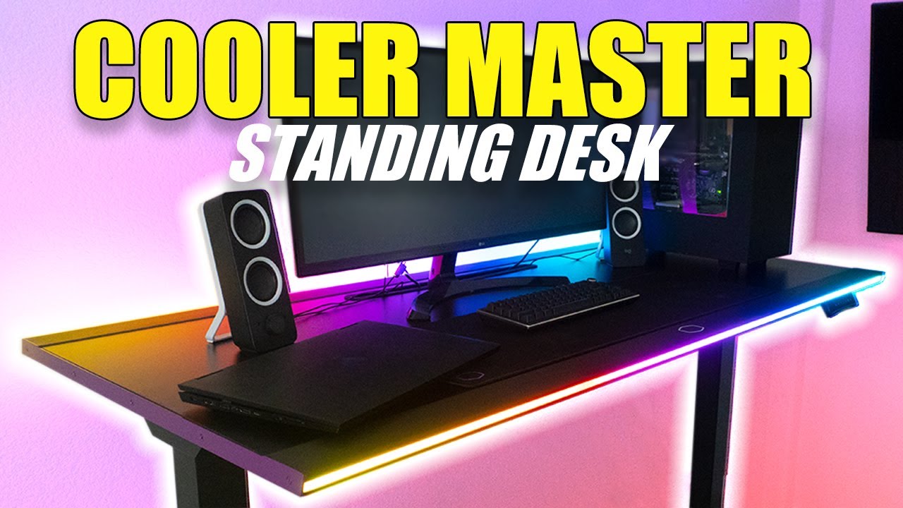 First RGB Standing Gaming Desk - Cooler Master GD160 Review!